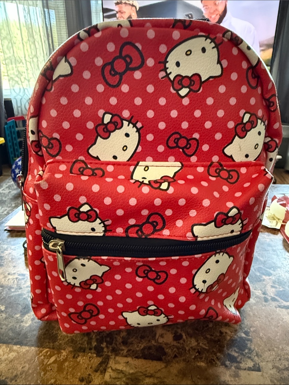Sanrio Hello Kitty Red Polka Dot Kids Backpack